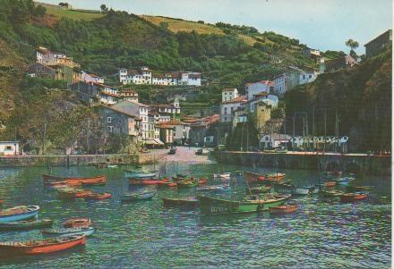 Postal E05116: Puerto pesquero, Cudillero