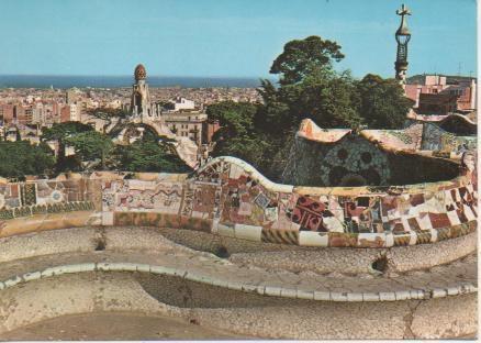 Postal E05117: Parque Güell "Gaudí", Barcelona