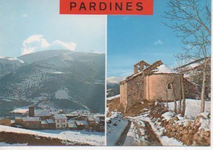 Postal E05123: Ermita de Sta Magdalena. Pardines, Pirineu Catala-Girona
