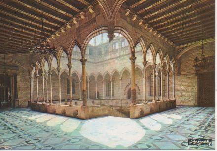 Postal E05182: Bario Gótico, Diputación de Barcelona