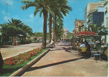 Postal E05200: Paseo Lloret de Mar, costa Brava
