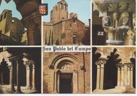 Postal E05160: Imágenes Iglesia Románica de San Pablo del Campo, Barcelona