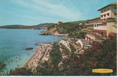 Postal E05163: Hotel Nixe palace. Playas de Calamayor, Mallorca
