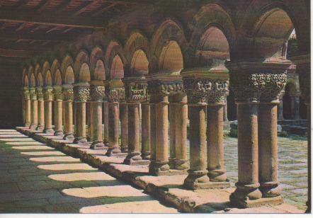 Postal E05169: Claustro Colegiata. Santillana-Santander