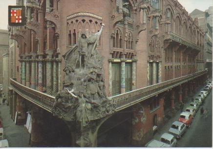 Postal E05036: Palacio de la Música Catalana, BARCELONA