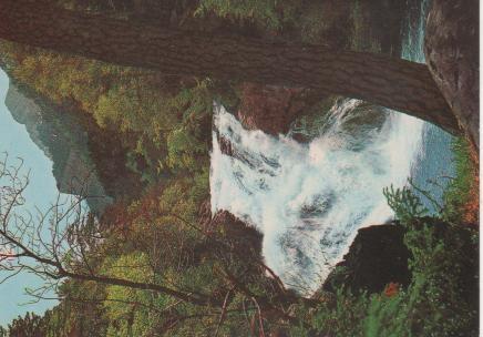 Postal E05039: Cascada Tamborretera. Ordesa, Pirineo Aragones