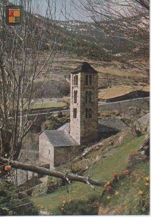 Postal E05022: Església Romanica a Pal, Valls d'Andorra
