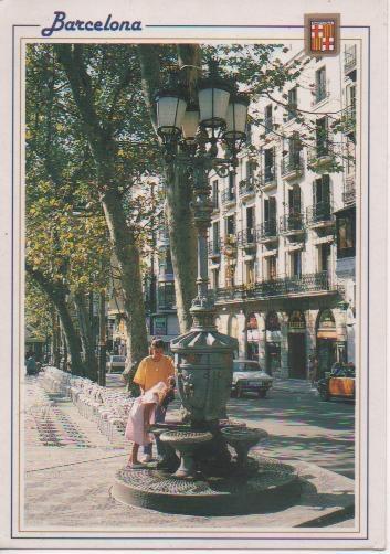 Postal E05008: Font de Canaletes, Barcelona