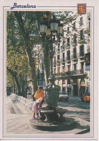 Postal E05008: Font de Canaletes, Barcelona