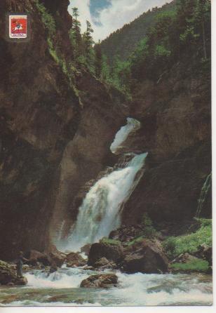 Postal E05023: Cascada de la cueva, Parque Nacional de Ordesa