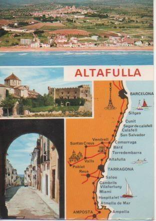Postal E05018: Imágenes de Altafulla, Tarragona, Costa Dorada