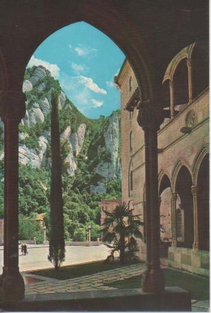 Postal E05011: Claustro Gótico, Montserrat