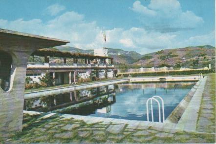 Postal E05049: Piscina municipal, Caldas de Montbuy