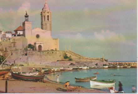 Postal E05056: La Iglesia, Sitges