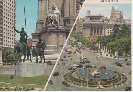 Postal E05068: aspectos urbanos, Madrid