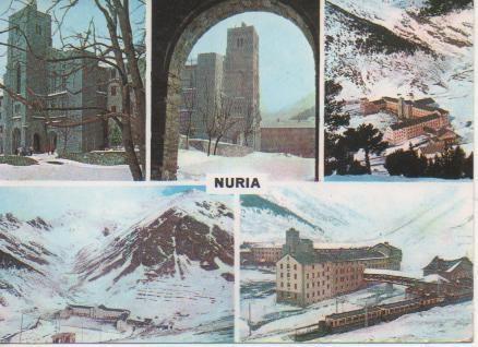 Postal E05069: Santuaride la Mare de Déu de Nuria, Pirineu Català