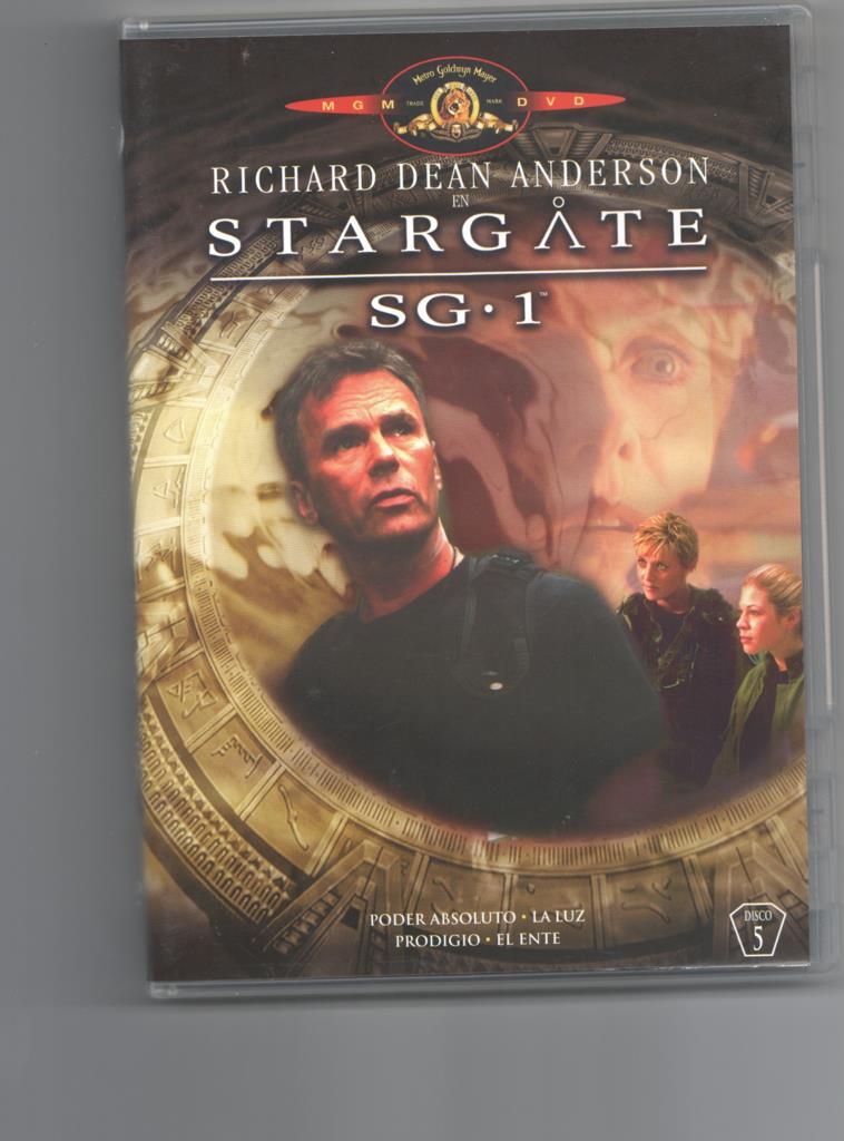DVD serie: Stargate SG-1, Temporada 4 Disco 5. Episodios 17 al 20