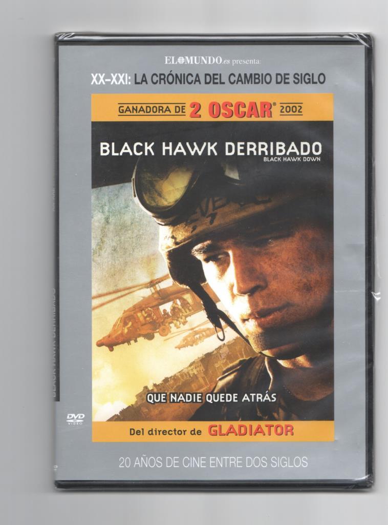 DVD pelicula: Black Hawk Derribado (2001). Coleccion XX-XXI La Cronica del cambio de siglo