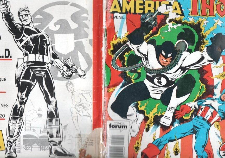 Planeta: Capitan America-Thor numero 54: procede de retapado, cello lado lomo, falta pliego central