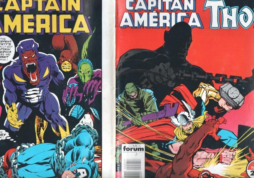 Planeta: Capitan America-Thor numero 57: falta pliego central