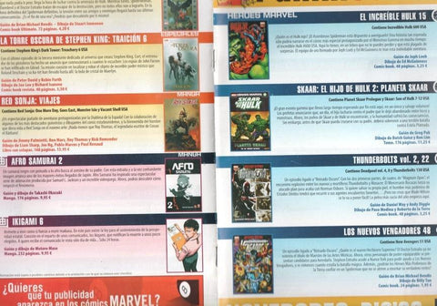 Propaganda editorial Panini comic diciembre 2009