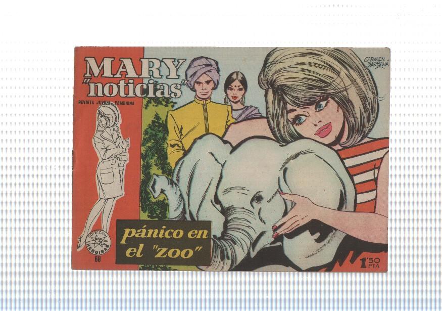 Mary Noticias numero 068; trasera foto artista Claudia Cardinale