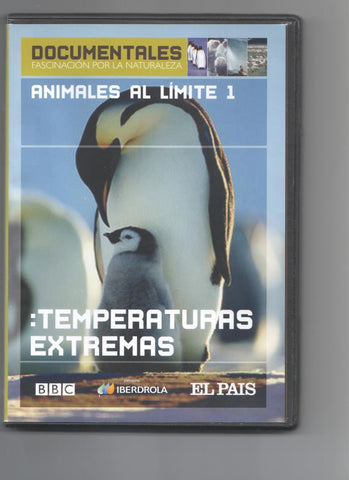 DVD documental: Animales al limite 1 - Temperaturas extremas. Documentales fascinacion por la naturaleza