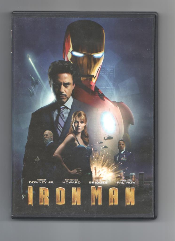 DVD pelicula: Iron Man, the movie. Interpretado por Robert Downey Jr., Gwyneth Paltrow