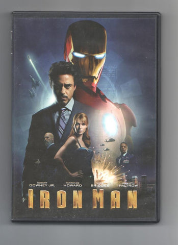 DVD pelicula: Iron Man, the movie. Interpretado por Robert Downey Jr., Gwyneth Paltrow