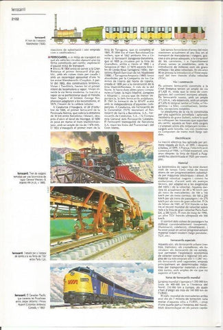 LAMINA LAROUSSE 70508: Ferrocarril