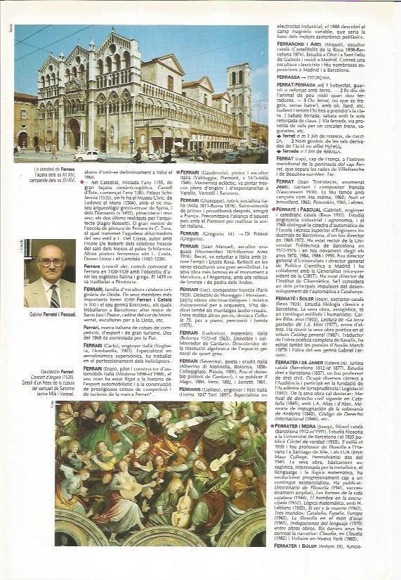 LAMINA LAROUSSE 70511: Catedral de Ferrara, Italia