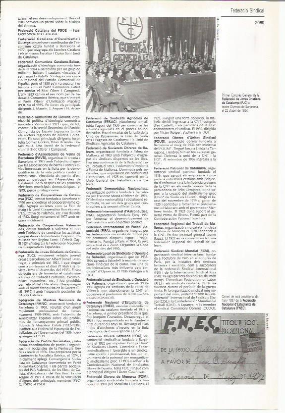LAMINA LAROUSSE 70516: Congreso de la Federacion de Jovenes Cristianos de Catalunya en 1934