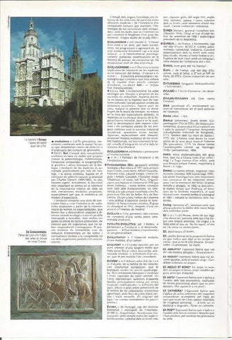 LAMINA LAROUSSE 70524: Catedral de Evreux, Francia