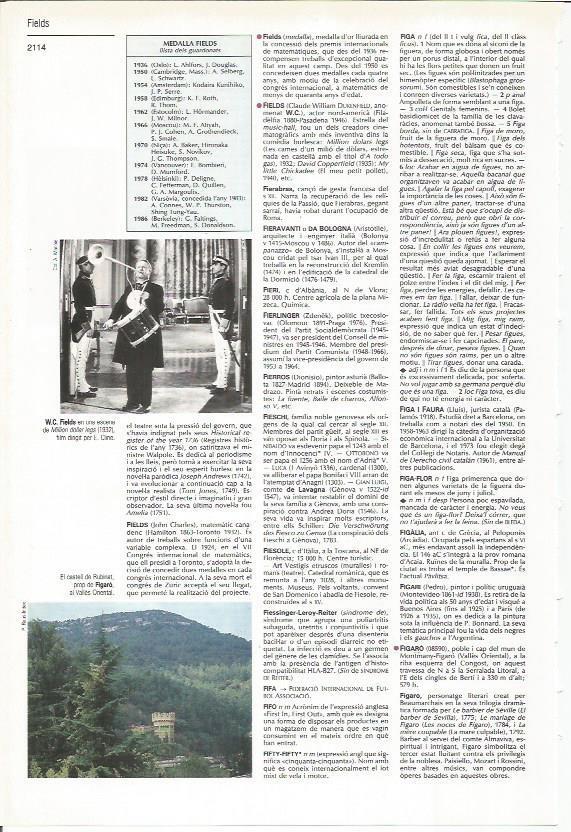 LAMINA LAROUSSE 70504: Castillo de Rubinat en Figaró, Barcelona