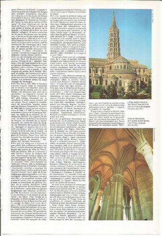LAMINA LAROUSSE 70480: Iglesia de San Semi en Toulousse, Francia