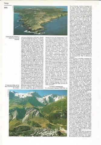 LAMINA LAROUSSE 70482: Punta del Raz y macizo de Meije
