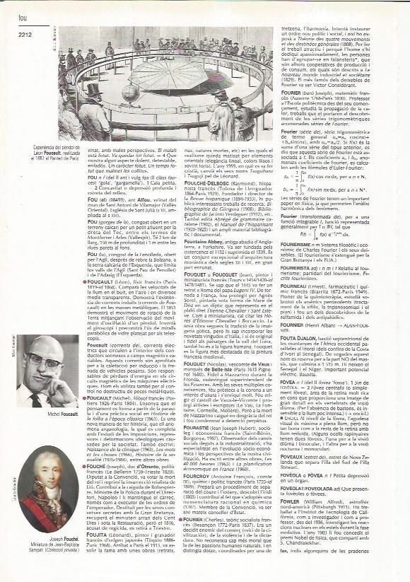 LAMINA LAROUSSE 70486: Experiencia del pendulo de Foucault