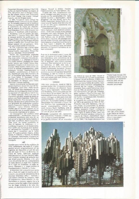 LAMINA LAROUSSE 70500: Pinturas de la iglesia de Hattula, Finlandia
