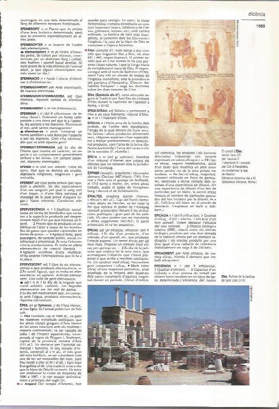 LAMINA LAROUSSE 70572: Ruinas de Efeso, Turquia