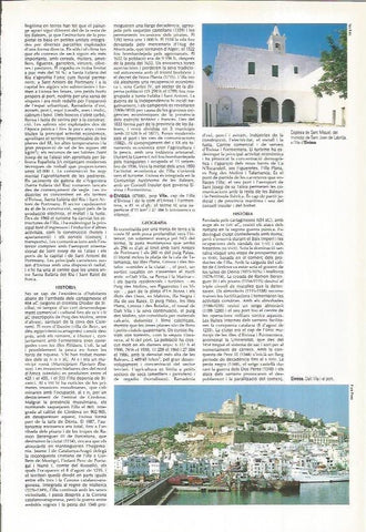 LAMINA LAROUSSE 70568: Iglesia de San Miguel en Ibiza