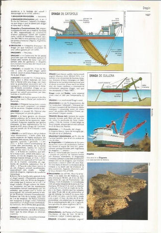 LAMINA LAROUSSE 70584: Dragas de Cullera y Catufols