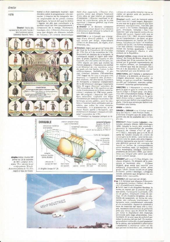 LAMINA LAROUSSE 70589: Dirigible britanico Skyship 500
