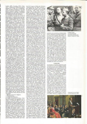 LAMINA LAROUSSE 70548: El general Franco y el coronel Moscaro en Toledo
