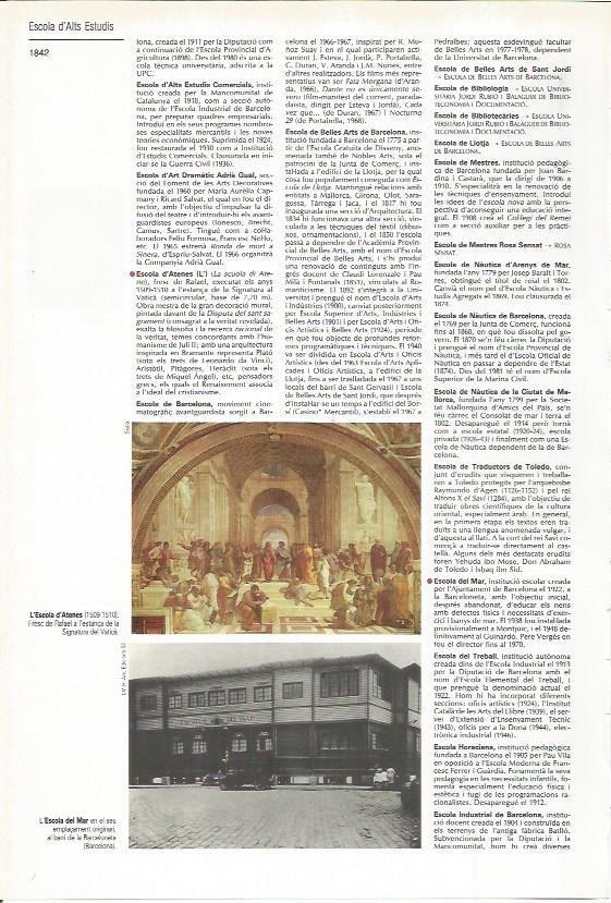 LAMINA LAROUSSE 70558: La Escuela de Atenas, por Rafael