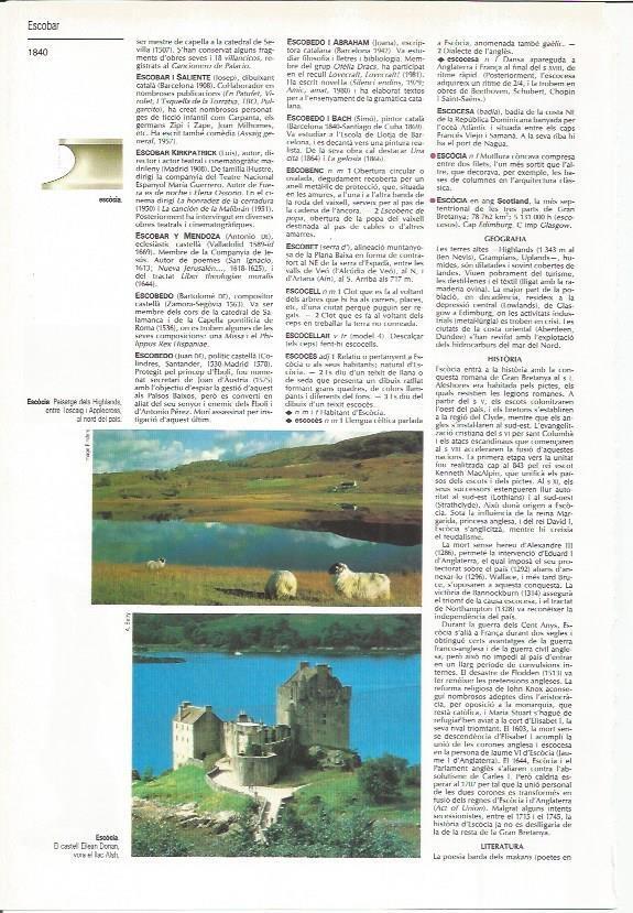 LAMINA LAROUSSE 70559: Paisajes de Escocia