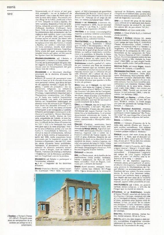 LAMINA LAROUSSE 70560: El Erection de la Acropolis de Atenas