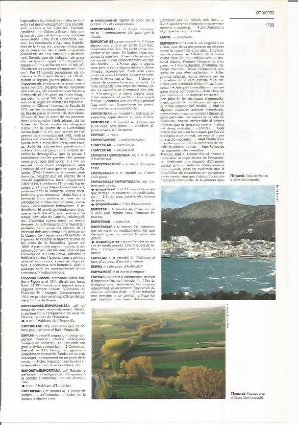 LAMINA LAROUSSE 70562: Port de la Selva, Girona