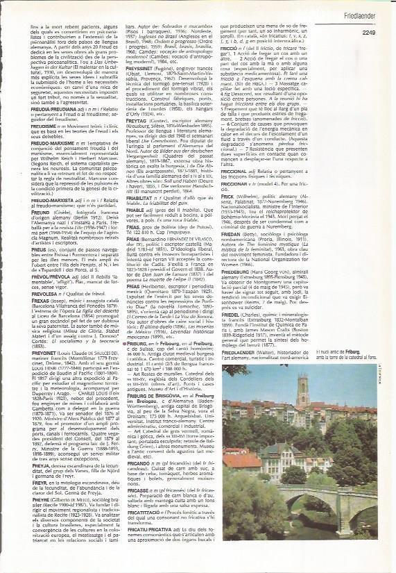 LAMINA LAROUSSE 70474: Nucleo antiguo de Friburg, Suiza