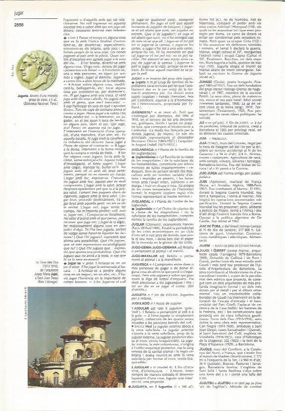 LAMINA LAROUSSE 70386: Torre dels Ous, Sant Joan Despi, Barcelona