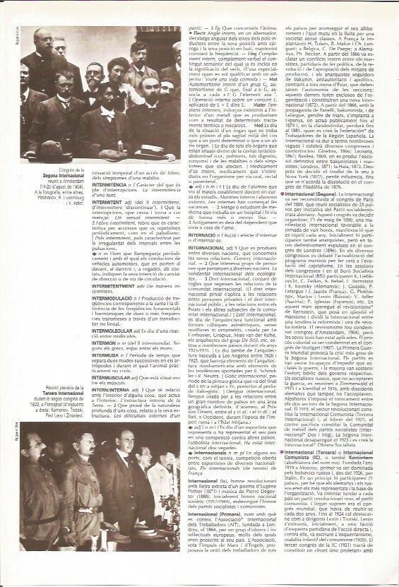 LAMINA LAROUSSE 70407: Congreso de la Segunda Internacional en 1904 